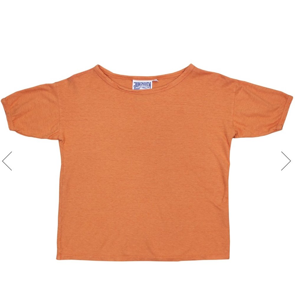 Jungmaven Boxy Tee Autumn Orange
